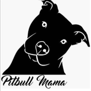 Pitbull Mama 7 inch vinyl decal
